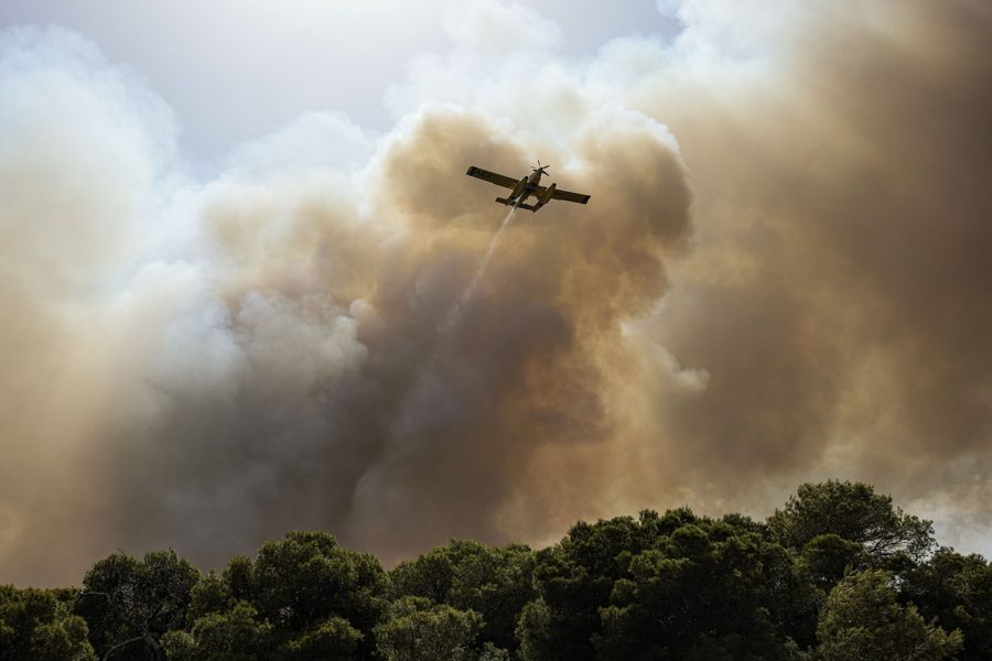 El incendio de El Saler lleva quemadas 48 hectáreas y no afecta al casco urbano