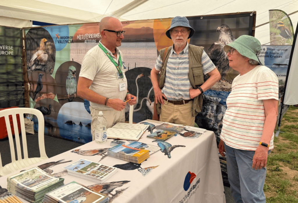 La Comunidad Valenciana promociona su oferta de turismo ornitológico en la Global Birdfair