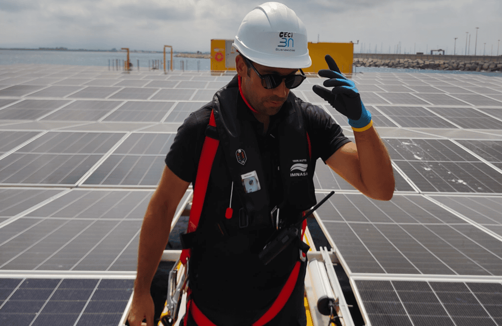 Cecilio Barahona (BlueNewables): “ Las escolleras son buenísimas para aumentar la capacidad de instalación eléctrica con energía verde”